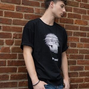 NWT Yellow Cactus Black Skull Graphic T-Shirt